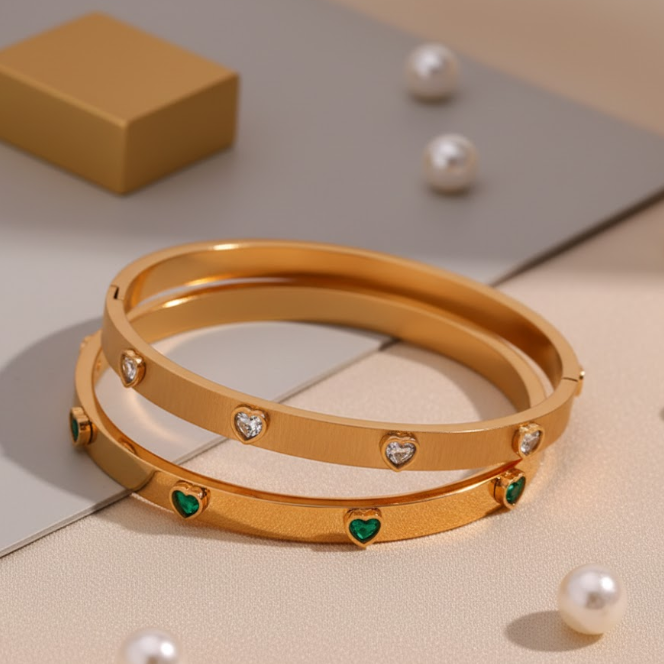 Eternal Heart Bangle