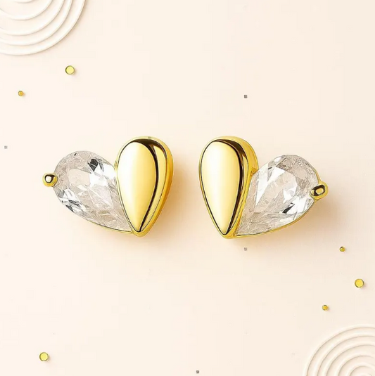 Lumi — Heart Hoop Earrings