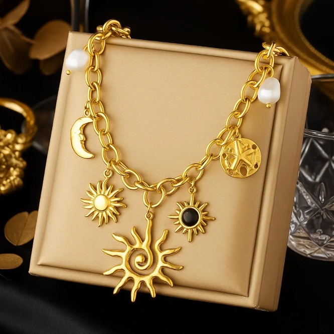 Helia Charm Necklace