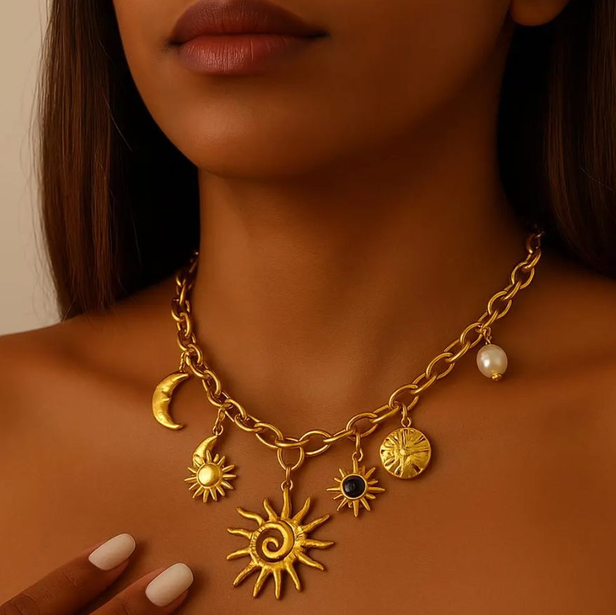 Helia Charm Necklace