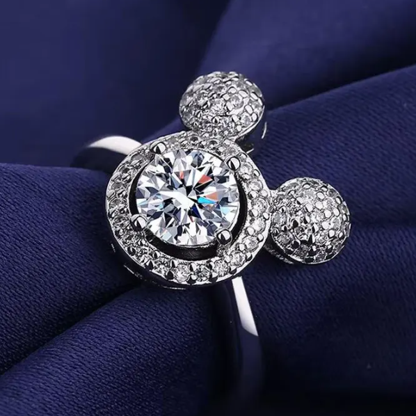 Silver Mickey Ring