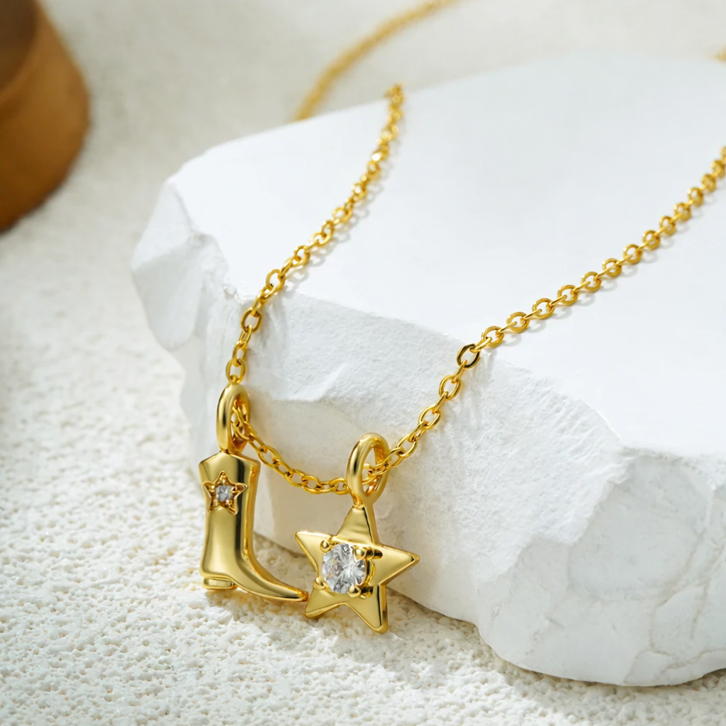 Cowboy Boot Necklaces
