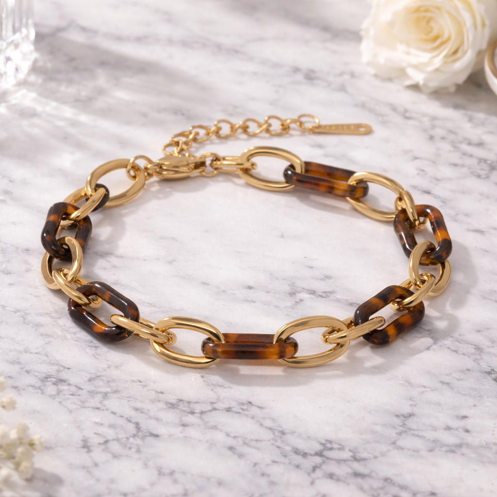 Amber Chain Bracelet