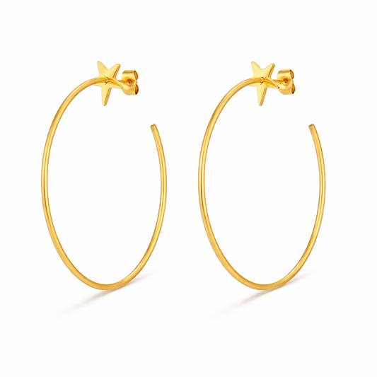 Stella Hoop Earrings