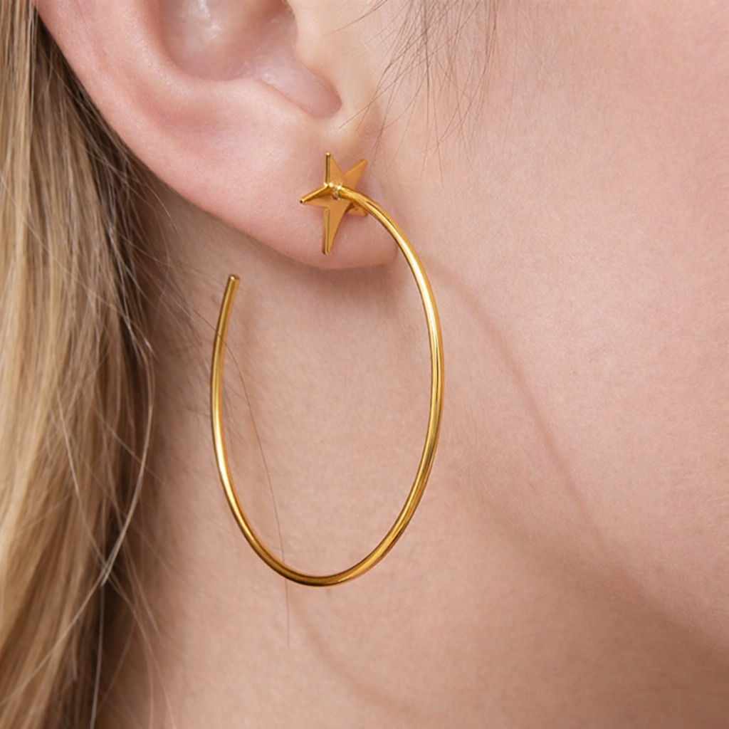 Stella Hoop Earrings