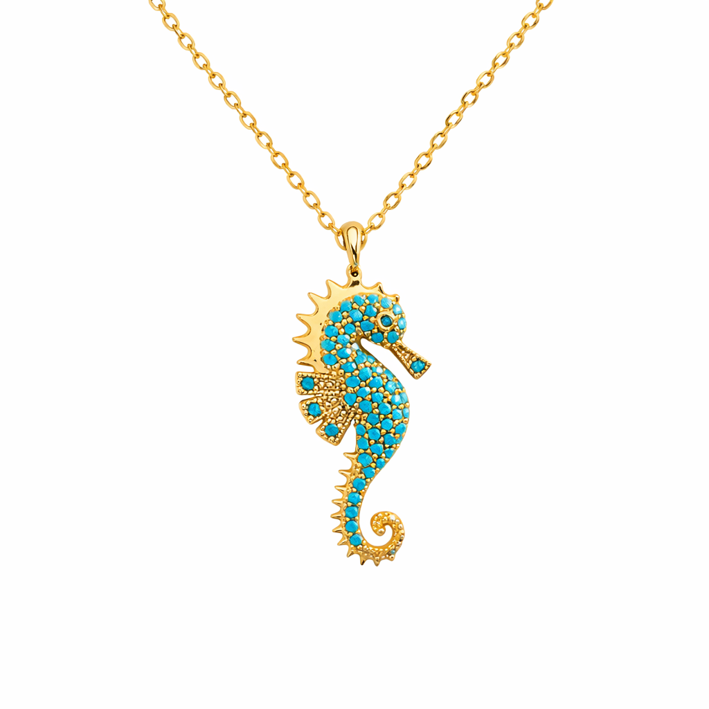Turquoise Seahorse