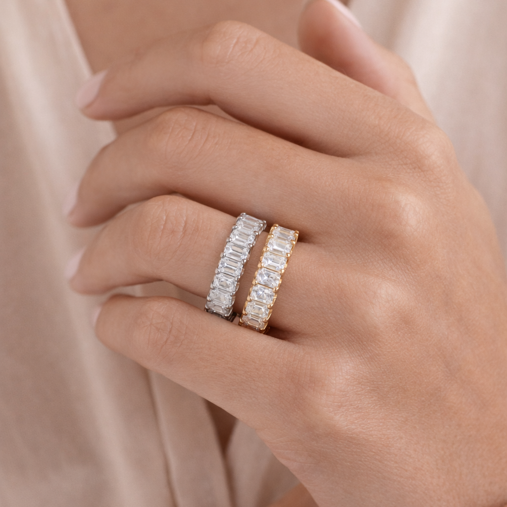 Crystal Line Ring