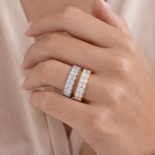 Crystal Line Ring
