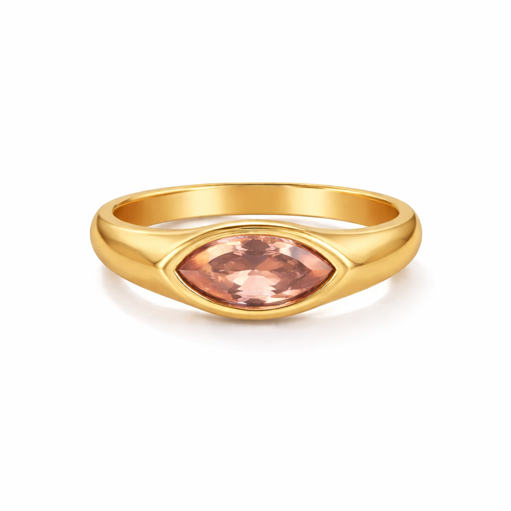 The Marquise Line Rings