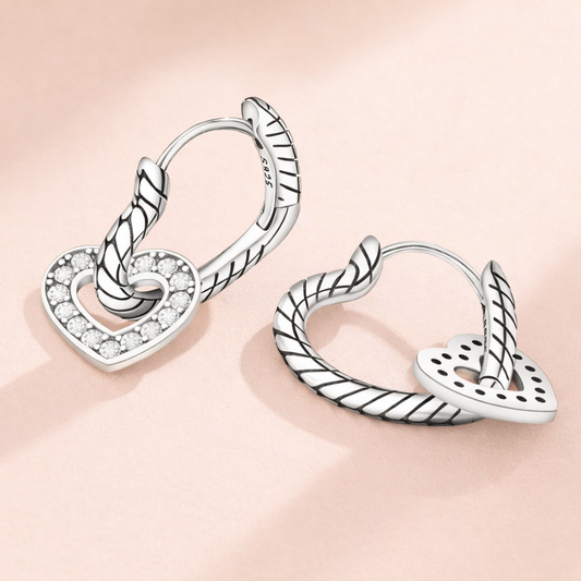 Infinity Heart Earrings