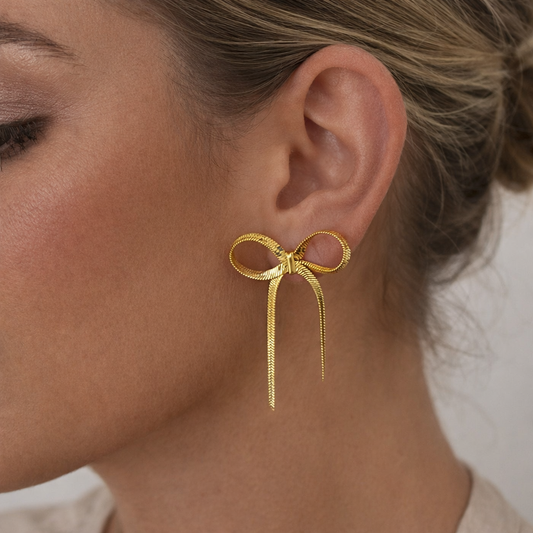Elegant Bow Earrings