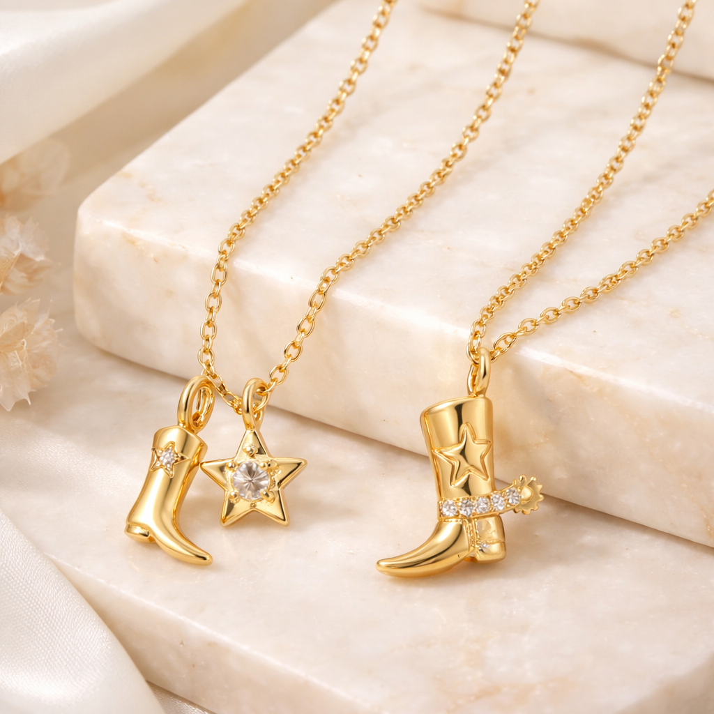 Cowboy Boot Necklaces