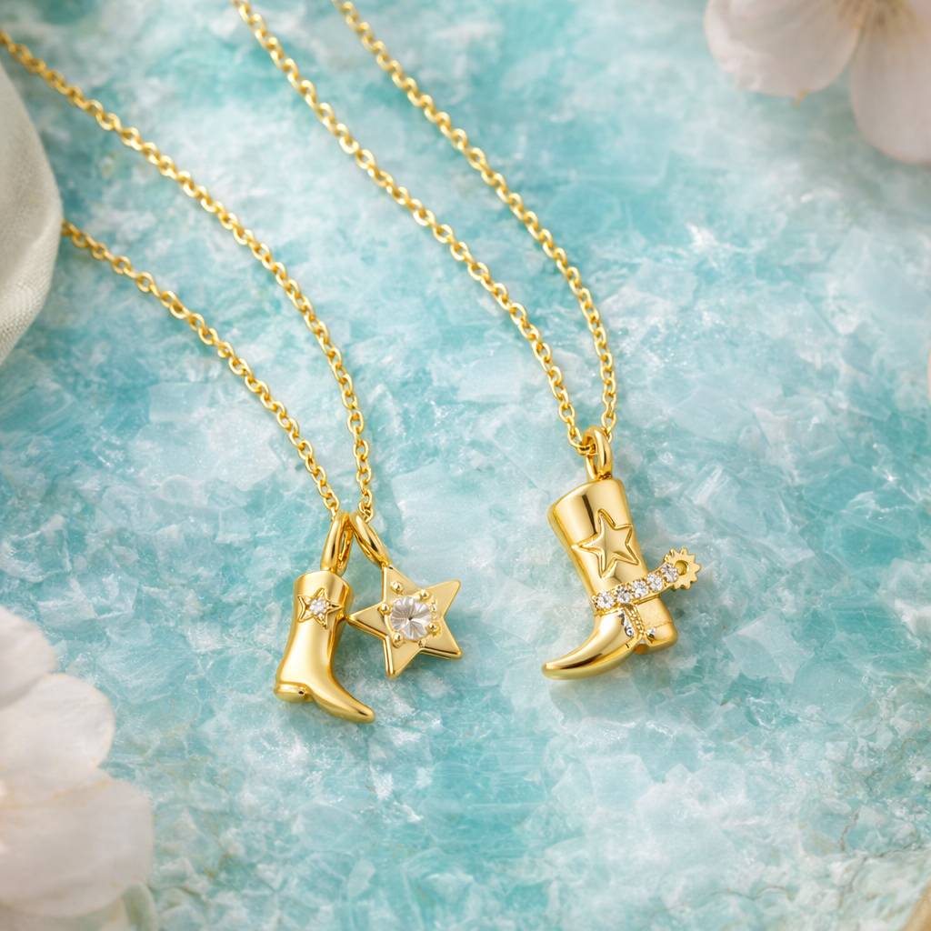 Cowboy Boot Necklaces
