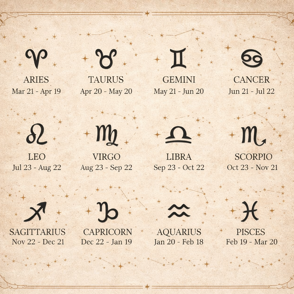 Zodiac Birthstone Necklaces