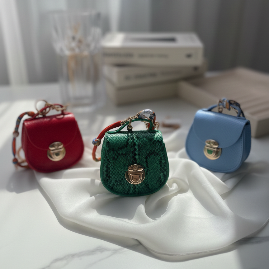 Mini Bag Charm Wild Exotic