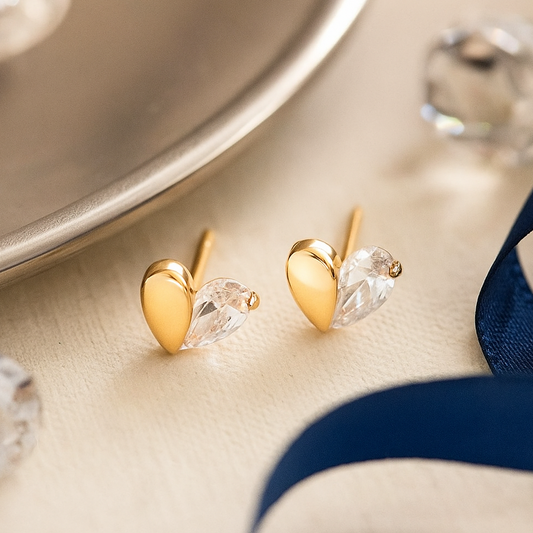 Lumi — Heart Hoop Earrings